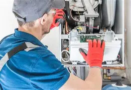 Riparazione caldaia